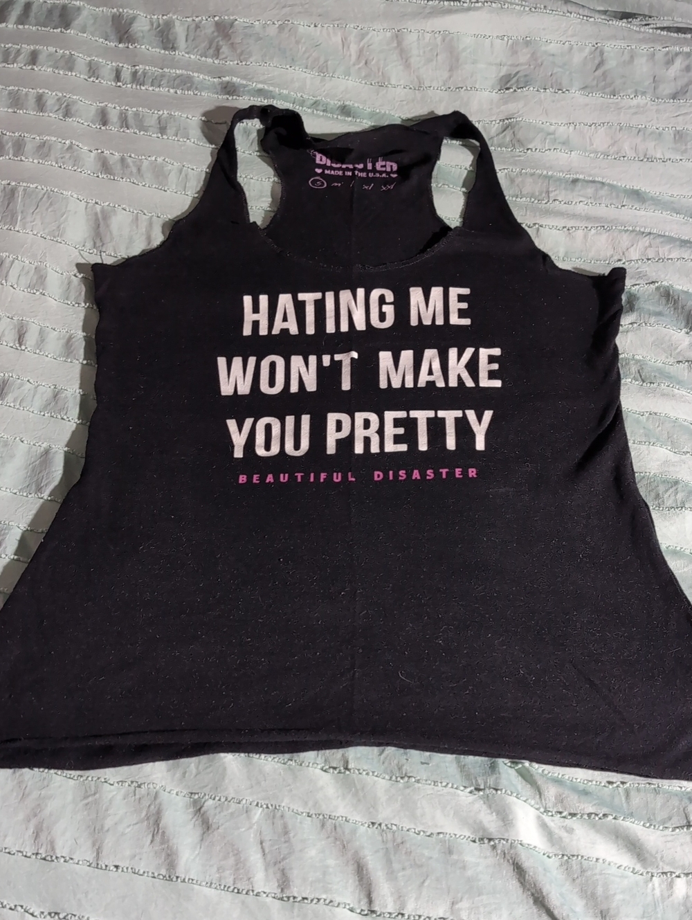 Beautiful Disaster Razorback Tank Top